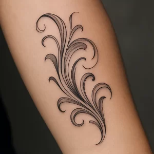Tattoo of Abstract Swirls — detailed meaning and symbolism