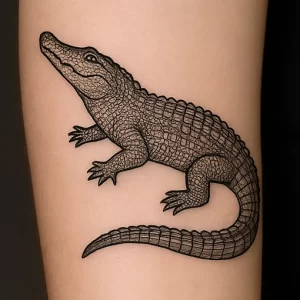 Alligator tattoo — what it represents