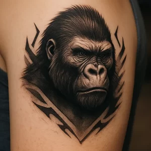 Ape tattoo — meaning and symbolism