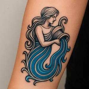 Aquarius tattoo — exploring its symbolism and hidden meanings