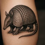 Tattoo of Armadillo — detailed meaning and symbolism