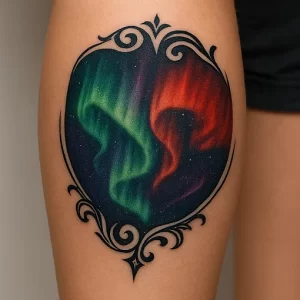 Aurora tattoo — meaning and symbolism