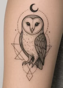 Barn Owl tattoo — symbolism and deep meaning explained