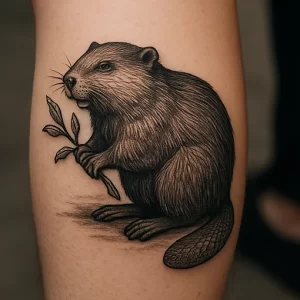 Tattoo of Beaver — detailed meaning and symbolism