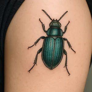 Beetle tattoo — symbolism, meaning, and cultural significance