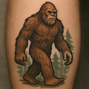 Bigfoot tattoo — what it represents