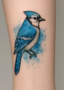 Tattoo of Blue Jay — meaning and symbolism