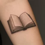 Book tattoo — what it represents