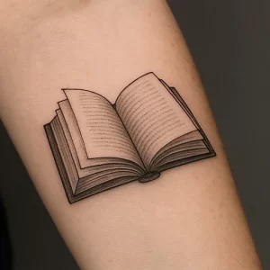 Book tattoo — what it represents