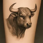 Tattoo of Bull — meaning and symbolism