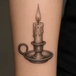 Tattoo of Candle — meaning and symbolism