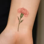 Carnation tattoo — meaning and symbolism