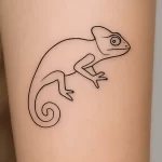 Tattoo of Chameleon — detailed meaning and symbolism