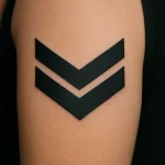 Chevron tattoo — what it represents
