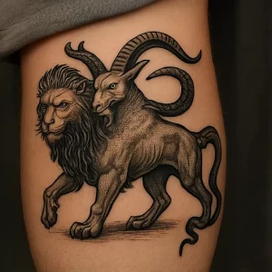 Chimera tattoo — meaning and symbolism