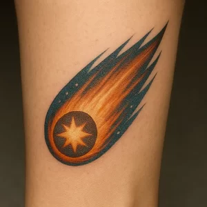 Comet tattoo — symbolism, meaning, and cultural significance