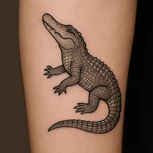 Crocodile tattoo — symbolism, meaning, and cultural significance