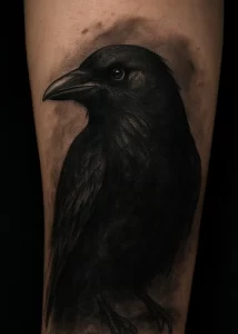 Crow tattoo — symbolism and deep meaning explained