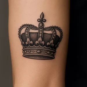 Crown tattoo — exploring its symbolism and hidden meanings