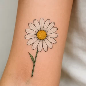 Daisy tattoo — exploring its symbolism and hidden meanings