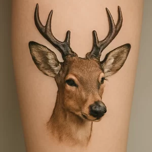 Tattoo of Deer — detailed meaning and symbolism