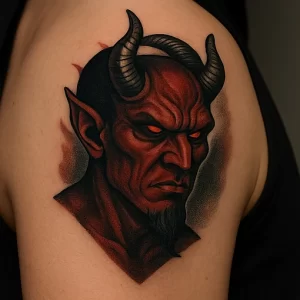Demon tattoo — symbolism, meaning, and cultural significance