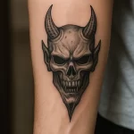 Demon Skull tattoo — what it represents