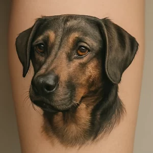 Tattoo of Dog — detailed meaning and symbolism