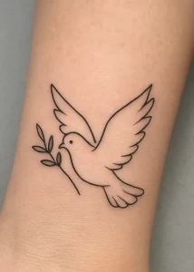 Dove tattoo — symbolism, meaning, and cultural significance