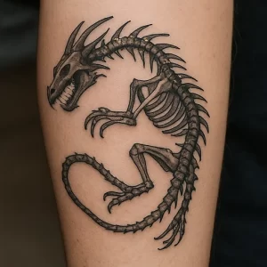 Dragon Skeleton tattoo — symbolism and deep meaning explained