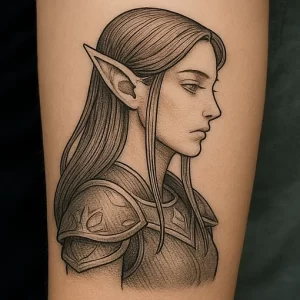 Elf tattoo — meaning and symbolism