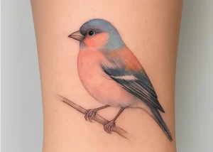 Tattoo of Finch — detailed meaning and symbolism