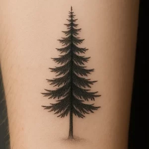 Fir Tree tattoo — symbolism, meaning, and cultural significance