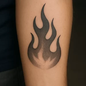 Tattoo of Fire Symbol — meaning and symbolism
