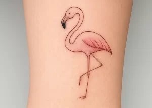 Flamingo tattoo — meaning and symbolism