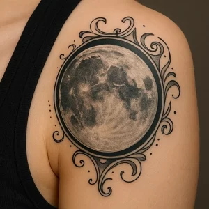 Tattoo of Full Moon — detailed meaning and symbolism