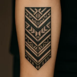 Geometric Tribal Line tattoo — symbolism and deep meaning explained
