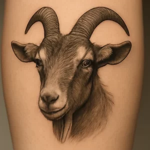 Tattoo of Goat — meaning and symbolism