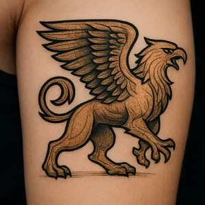 Tattoo of Griffin — detailed meaning and symbolism