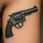 Tattoo of Gun — meaning and symbolism