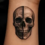 Half Skull tattoo — meaning and symbolism