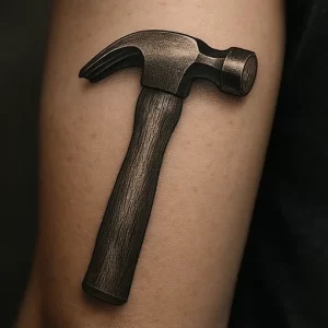 Hammer tattoo — symbolism and deep meaning explained