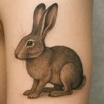 Tattoo of Hare — detailed meaning and symbolism