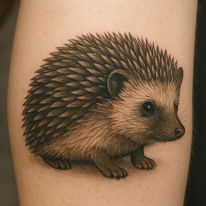 Hedgehog tattoo — meaning and symbolism