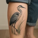 Heron tattoo — exploring its symbolism and hidden meanings