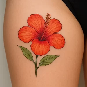 Tattoo of Hibiscus — meaning and symbolism