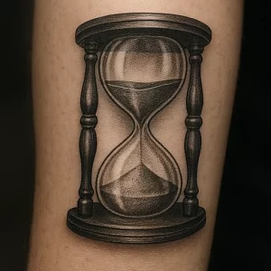 Hourglass tattoo — what it represents