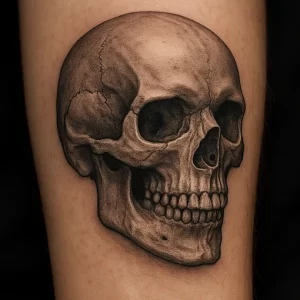 Human Skull tattoo — meaning and symbolism