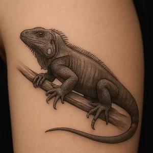 Tattoo of Iguana — meaning and symbolism