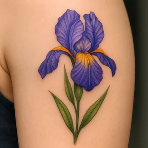 Iris tattoo — exploring its symbolism and hidden meanings